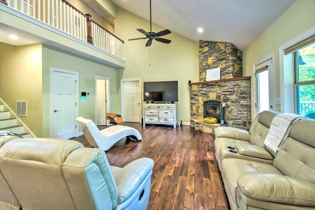 Cozy Riverside Dahlonega Home With Kayaks And Fire Pit Bagian luar foto