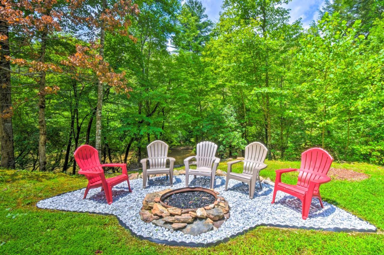 Cozy Riverside Dahlonega Home With Kayaks And Fire Pit Bagian luar foto