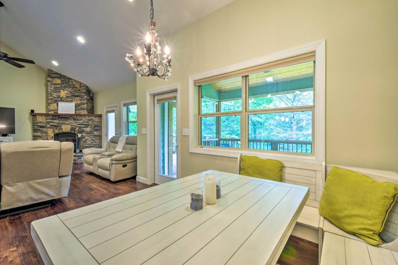 Cozy Riverside Dahlonega Home With Kayaks And Fire Pit Bagian luar foto
