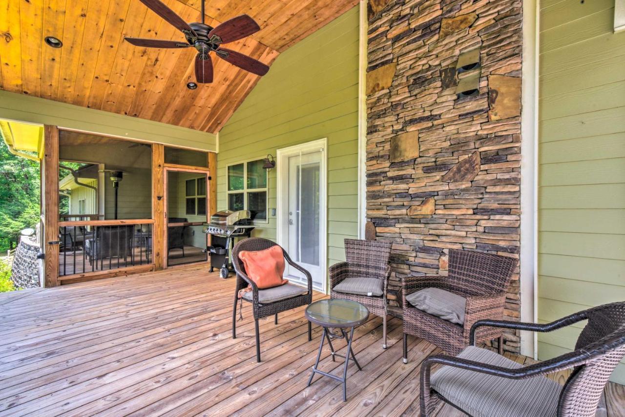 Cozy Riverside Dahlonega Home With Kayaks And Fire Pit Bagian luar foto