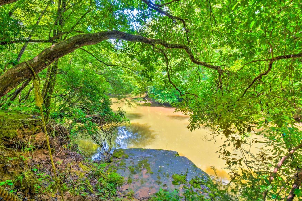Cozy Riverside Dahlonega Home With Kayaks And Fire Pit Bagian luar foto