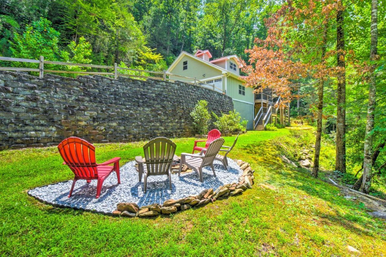 Cozy Riverside Dahlonega Home With Kayaks And Fire Pit Bagian luar foto